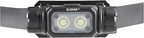 Streamlight 89019 Sledge 1000-Lumen Max 600-Lumen Standard 1800-Candela Rechargeable Low-Profile LED Headlamp with Elastic and Rubber Hard Hat Straps, Black