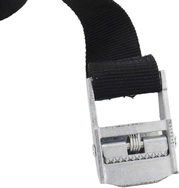 5Pcs Tie Down Straps Black Nylon Strap 1"*78.74" (6.56ft) Adjustable Straps with Heavy Duty Cam Lock Buckles, Lashing Strap for Backpacking, Outdoor Activities
