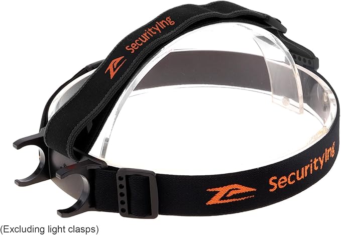 Elastic Headlamp Strap Replacement Headband for Most Black Diamond Petzl Energizer Pelican Fenix Headlamps,Adjustable HeadFlashlight Strap with Head Fastening Strap for 22-26mm Headlight Holder