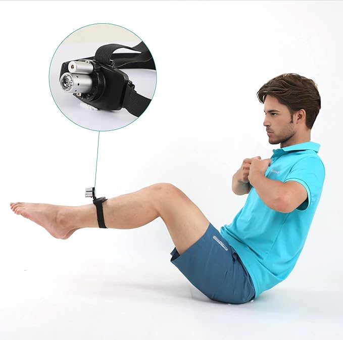 Rechargeable LED Laser Headlamp with an Adjustable Belt for Sensorimotor Control Testing and Physical Therapy Carlo Rinaudo - Inspired Concepts | Motion Control Exercise for Home and Training Use