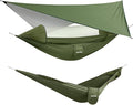 G4Free Large Camping Hammock with Mosquito Net and Rain Fly- 2 Person Portable Hammock with Bug Net and Tent Tarp for Outdoor Hiking Camping Backpacking Travel