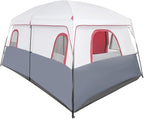 8-12 Person Outdoor Camping Tent 2 Room, Portable Cabin Huge Tent with Carrying Bag & Weatherproof Instant, Large Multi Room Family Tents for Camping, Picnics, Backpacking Hiking Car Traveling