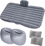 SUV Inflatable Bed, Car Camping Air Mattress, Cold-Resistant and Wear-Resistant Inflatable Mattress, Fast Inflatable Folding Bed, Multi-Functional Travel Sleeping Mat (Pig Size 2)