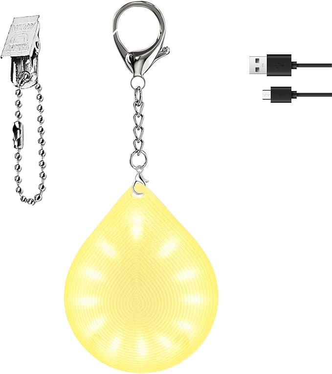 Tubasion 2-in-1 Purse Light with Clip & Hook, USB-C Rechargeable Handbag Light, Ultra Bright Bag Lights for Purses, Upgraded Automatic Sensor Purse Must Haves Accessories Gift for Women Girls