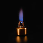 Mini Alcohol Camping Stove – Lightweight Brass & Aluminum Spirit Burner with Stand | Faster Heating – Perfect for Backpacking, Hiking & Brewing Piping Hot Tea/Coffee
