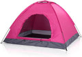 Camping Tent, Waterproof & Windproof Camping Dome Tent Automatic Pop Up Quick Shelter with Portable Carry Bag for Outdoor Hiking