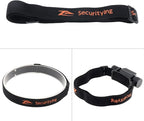 SecurityIng Elastic Headband Adjustable Headlight Strap Fit for 22mm - 26mm Torch Headlamps Holder (2)