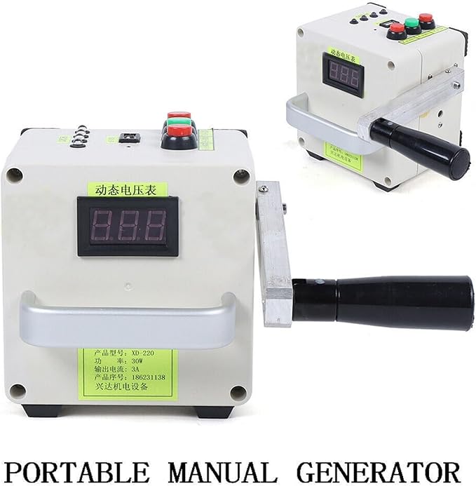 Portable High-Power Handheld Generator – 220V DC, 12V, 5V USB Fast Charging, Outdoor Power Supply, Home & Camping AC/DC Power Station