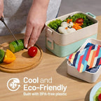 Everlasting Ice Reusable Ice Packs for Lunch Boxes & Coolers (4 Pack) Flexible, Long-Lasting, BPA Free, Versatile Lunch Box Ice Packs for Insulated Bags, Picnic, Travel, and More