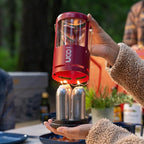 UCO Candlelier Candle Lantern, Candle Lanterns for Real Candles, Perfect Outdoor Gear for Camping or for Power Outages, Includes 3 Long Burning Candles
