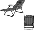Folding Camping Cot with massage armrests, Outdoor Lounge Chair, Five-position backrest adjustment,10-position adjustable front legs, Sleeping Cots Bed, Heavy Duty Guest Bed for Home, Office Nap and O