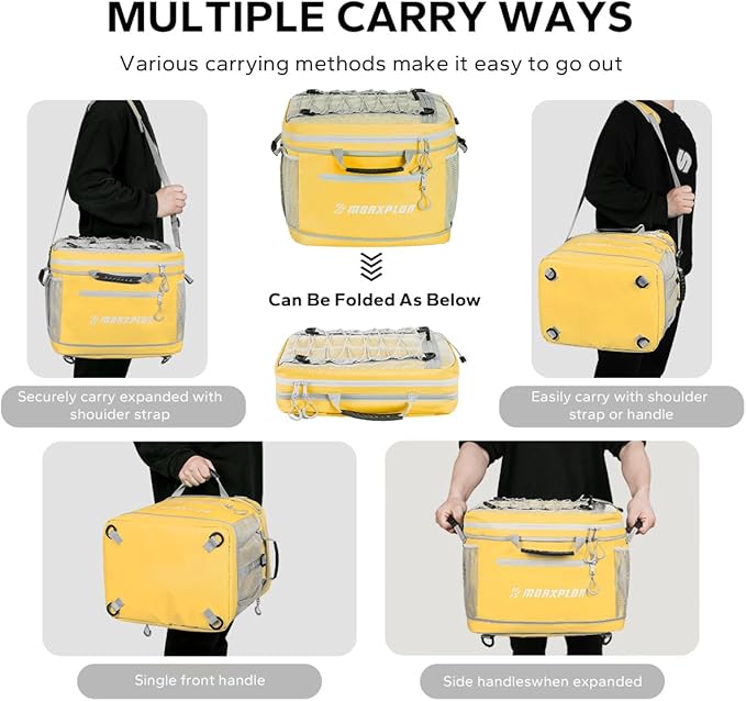 Waterproof PVC Material Paddleboard Cooler Deck Bag,40 cans Sup Deck Cooler Bag,Cooler Bag for Paddleboard,Lunch Box Cooler Insulated Bag,Camping Cooler Bag,Kayak Cooler Bag