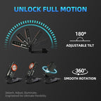 ULTRAFIRE Rechargeable EDC Pocket Flashlight with Clip, Magnetic Base and Headband, 6 Modes 500 Lumens Compact Mini Keychain Flashlight for Outdoor Use