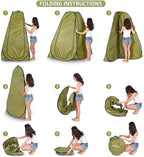 Camping Tent,Shower Tent, Portable Privacy Shower Tent Beach Fishing Shower Outdoor Changing Room Dressing Tent with Carrying Bag