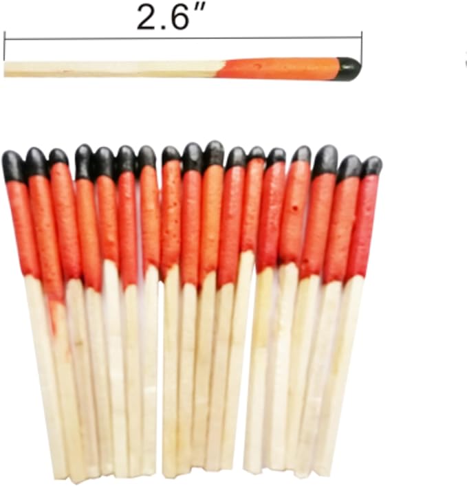 Emergency Fire Starter | Windproof & Waterproof Storm Matches with Waterproof Case & Wax Rope | Survival Gear for Camping, Hiking, Bushcraft, Outdoor Survival