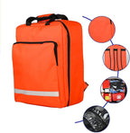 Medical Kit First Aid Backpack, Large Emergency Survival Items Carry Case Holder Pocket for Home Car Travel Outdoor Camping Hunting Hiking(Only Empty Package)