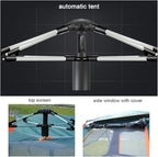 Tent for Family 5-6 Person Camping Tents Double Layer Tent with Porch Shade, Sun Protection,Pop Up Tent with Advanced Ventilation,Outdoor Garden Use, Green
