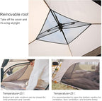 Tent 210x210cm Family Tent for Party Camping,3-4 Person Tent with Porch,Instant Tent Pop Up Tent Easy Setup,Outdoor Garden Tent