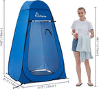 WolfWise Pop Up Changing Tent for Beach, Camping Portable Shower Tents, Outdoor Privacy Bathroom, Change Dressing Clothes Tent Pop Up Instant for Camp, Toilet, 6.2ft/6.6ft/6.9ft High