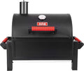 Portable Charcoal BBQ Grills with Cast Iron Grates, Tabletop Charcoal Grills with 354 Sq. In Cooking Area, for Outdoor Camping and Picnic, Black, L26.8’’x W20’’x H21.3’’
