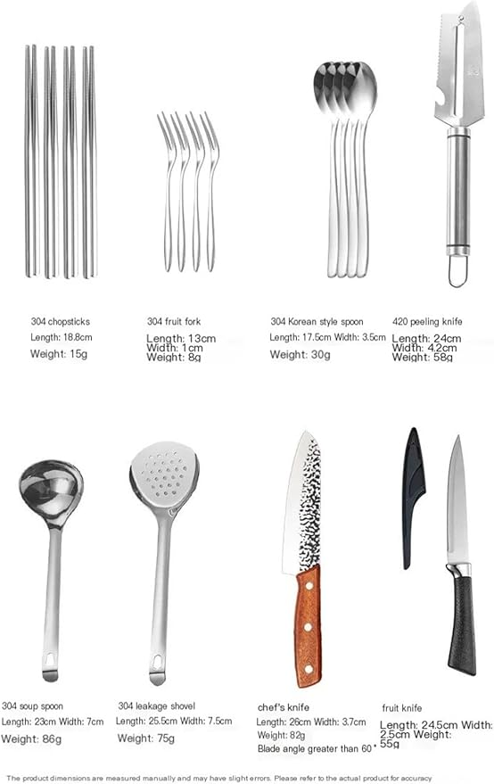 Outdoor Tableware Portable Set Picnic Knife Kitchen Storage Utensils Picnic Supplies Full Set of Camping Equipment