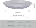 Boundless Voyage Titanium Dish Plate Bowl Set with Carry Bag Outdoor Camping Pan Tableware Cookware Mess Kit for Food Fruit Sauce Ti1111T