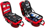 Waterproof First Aid Kit Backpack - Large Capacity Lightweight Emergency Medical Bag with Multiple Compartments for Home, Car, Camping, Hiking