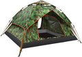 SFKLYU Outdoor Camping Tent 3/4 Person Waterproof Camping Tents Windproof Outdoor Backpacking Tent for Travel Hiking