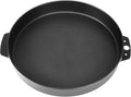 QuliMetal 77011 Gourmet BBQ System Griddle for Weber 22 1/2 inch Charcoal Grill, Fits Most Cooking Grates for Weber Gas/Pellet Grills (Genesis, Spirit, Searwood &More), 14.96" x 13.14” x 2.1"