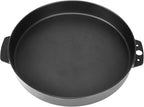 QuliMetal 77011 Gourmet BBQ System Griddle for Weber 22 1/2 inch Charcoal Grill, Fits Most Cooking Grates for Weber Gas/Pellet Grills (Genesis, Spirit, Searwood &More), 14.96" x 13.14” x 2.1"