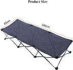 Folding Bed,Folding Camping Cot for Adults,Outdoor Camping Folding Bed,Suitable for Outdoor Camping, Fishing and Other Activities(Gray)
