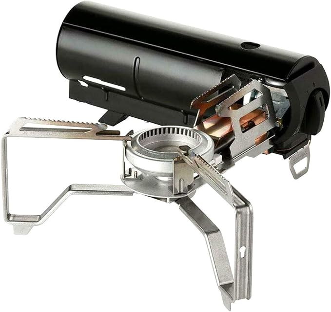 Snow Peak Home and Camp Burner, Camping Stove, Backpacking, Automatic Ignition, Black