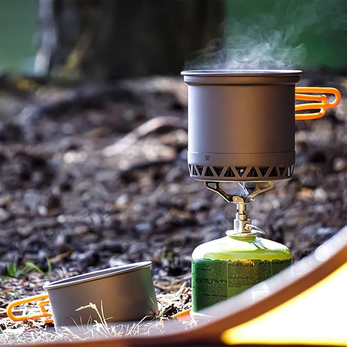 Camping Cookware Outdoor Cooking Set Heat Cooker Travel Tableware Tourist Kitchen Pot Utensil Equipment