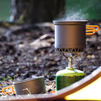 Camping Cookware Outdoor Cooking Set Heat Cooker Travel Tableware Tourist Kitchen Pot Utensil Equipment