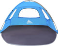 NXONE Beach Tent Sun Shelter with UPF 50+ UV Protection, Lightweight Easy Setup Portable Beach Canopy for Family, Large Space for Beach, Camping & Outdoor, 3/4/6 Person