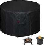 SheeChung Fire Pit Cover Round 30" Dx25 H,Propane Firepit Covers for Bali Outdoor Fire Pit,Waterproof 600D Outdoor Cover,Outside Gas Fire Pit Cover