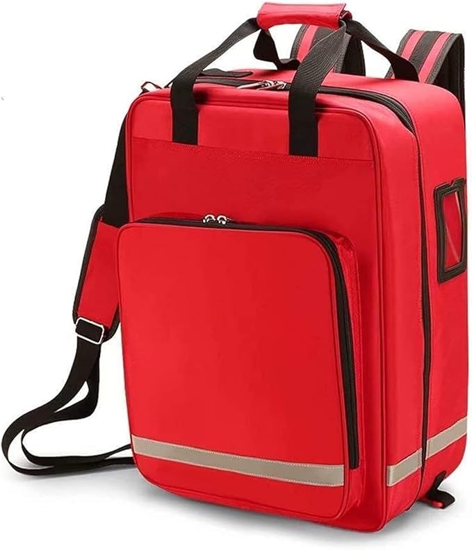 Waterproof First Aid Kit Backpack - Large Capacity Lightweight Emergency Medical Bag with Multiple Compartments for Home, Car, Camping, Hiking