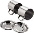 8Pcs Camping Cookware Set - Pot, Pan, Water Cup & Tableware, Portable Mess Kit for Hiking & Picnics