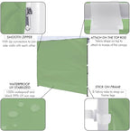 Sunwall for 10x10 Pop up Canopy, Instant Canopy Tent Sidewall, 1 Pack Sidewall Only (Dark Green)