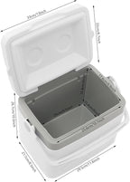 8.5l Camping Ice Boxes & Coolers, Insulated Cooler, Portable Ice Box with Handle, Large Insulated Ice Chestfor Beach, Picnic and Office Use