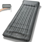 Inflatable Camping Sleeping Pad with 8 in Pillow, Thick 4.7 Inch Ultralight Camping Pad with Built-in Pump, Compact Self Inflating Sleeping Pad for Backpacking Hiking Travel Tent