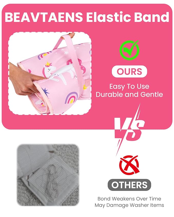 Toddler Nap Mat with Pillow and Minky Blanket, Large 55"x36" Sleeping Bag, Washable, Lightweight, Easy to Roll, Perfect for Preschool, Daycare, Kindergarten, Travel, Boys and Girls-Horse