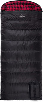 Teton Celsius XXL Sleeping Bag, Cold Weather Sleeping Bags for Adults and Kids, Camping Made Easy and Warm. Compression Sack Included, 35F, 25F, 0F, 20F Degree
