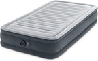 Intex Comfort Deluxe Dura-Beam Plush Pillow Top Inflatable Lightweight Airbed Mattress with Built-in Pump and Carrying Case, Twin (3 Pack)