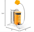 BioLite CampStove 2+ Wood Burning, Electricity Generating & USB Charging Camp Stove