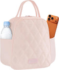 Lunch Box for Women Insulated,Soft Lightweight Lunch Cooler,Leakproof Adult Lunch Bag for Work Camping Picnic Beach,Pink