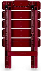 Camco 51684 Red Regular Adirondack Portable Outdoor Folding Side Table, Perfect for The Beach, Camping, Picnics, Cookouts and More, Weatherproof and Rust Resistant