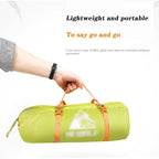 Double-layer camping tent, 1 ~ 2 people tent, wind / rain / breathable, 8.5 mm aviation aluminum poles, outdoor camping / hiking portable backpacking tent (Cyan)