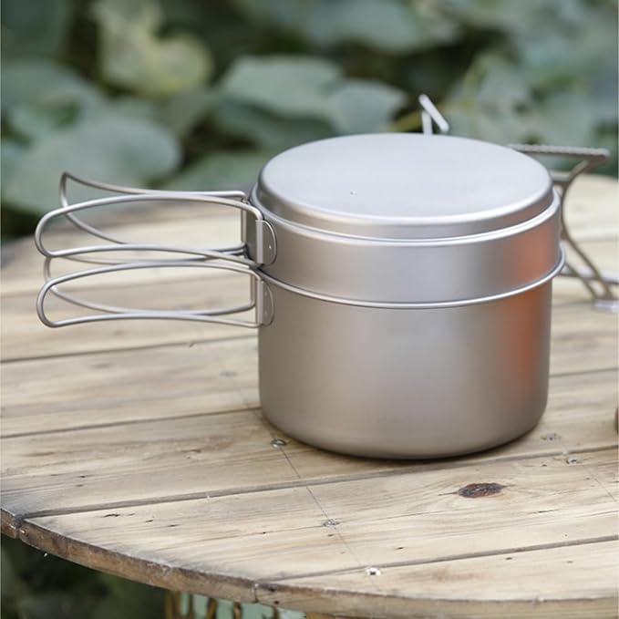 Camping Cookware Outdoor Camping Picnic Pot Set Portable Folding Cookware Tableware Outdoor Picnic