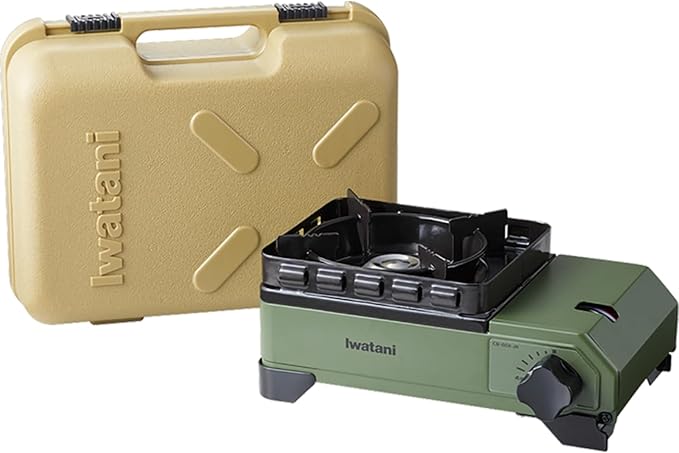 Iwatani Body: Steel Plate, Cassette Stove, Tough Maru Jr. Made in Japan, Dutch Oven, Olive